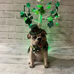 BLUE SKY CLAYWORKS 9in Lucky Pug Figurine